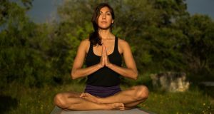 A Woman Meditating Outdoors -7 Ways Mindfulness Can Make You A Better Lover Sandra Harewood Counselling