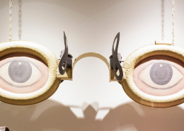 Eye glasses with paper eyes as lenses - The 3 Unconscious Ways You Are Blocking Intimacy - Sandra Harewood