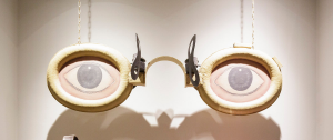 Eye glasses with paper eyes as lenses - The 3 Unconscious Ways You Are Blocking Intimacy - Sandra Harewood