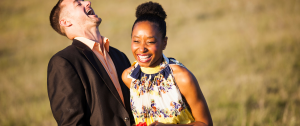 Smiling couple - showing the contentment discernment in relationships brings