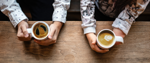 Two people together drinking coffee - Can This Marriage Be Repaired? Signs It’s Time for a Change