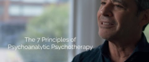 Image of psychologist Jonathan Shedler speaking about depth psychotherapy.