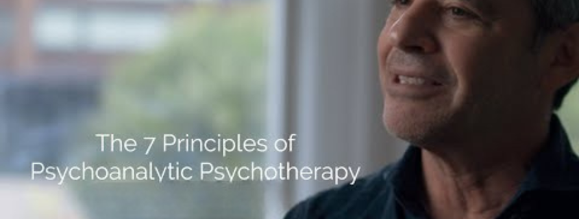 Image of psychologist Jonathan Shedler speaking about depth psychotherapy.
